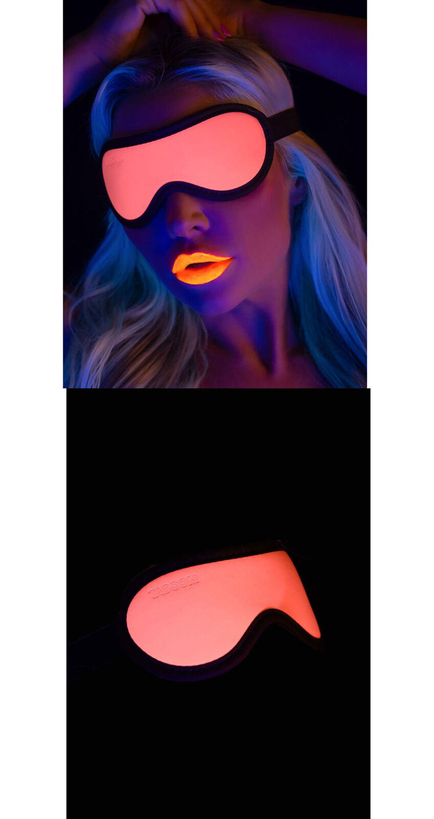 Maschera occhi Blindfold bdsm sadomaso bondage sexy per uomo e donna costrittivo
