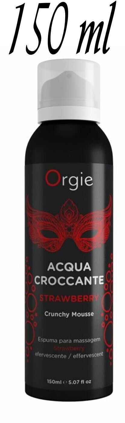 Olio per massaggi erotici afrodisiaco gel crema stimolante ACQUA CROCCANTE ORGIE