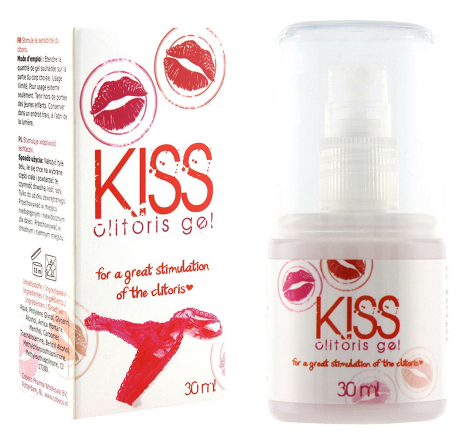 Gel intimo stimolante clitoride crema sessuale donna a base acqua commestibile