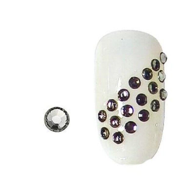 PEGGY SAGE Deco Per Unghie 1 Pacco Da 100 Strass 148020 Black Diamante