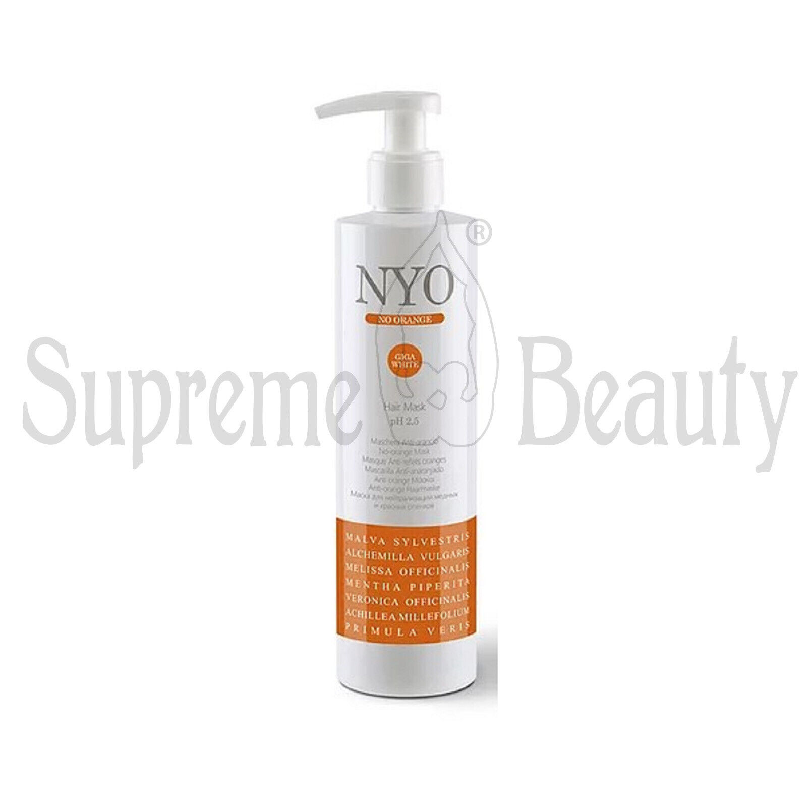 NYO NO ORANGE HAIR MASK ANTI ARANCIO TONALIZZANTE CAPELLI PROFESSIONALE 300 ML