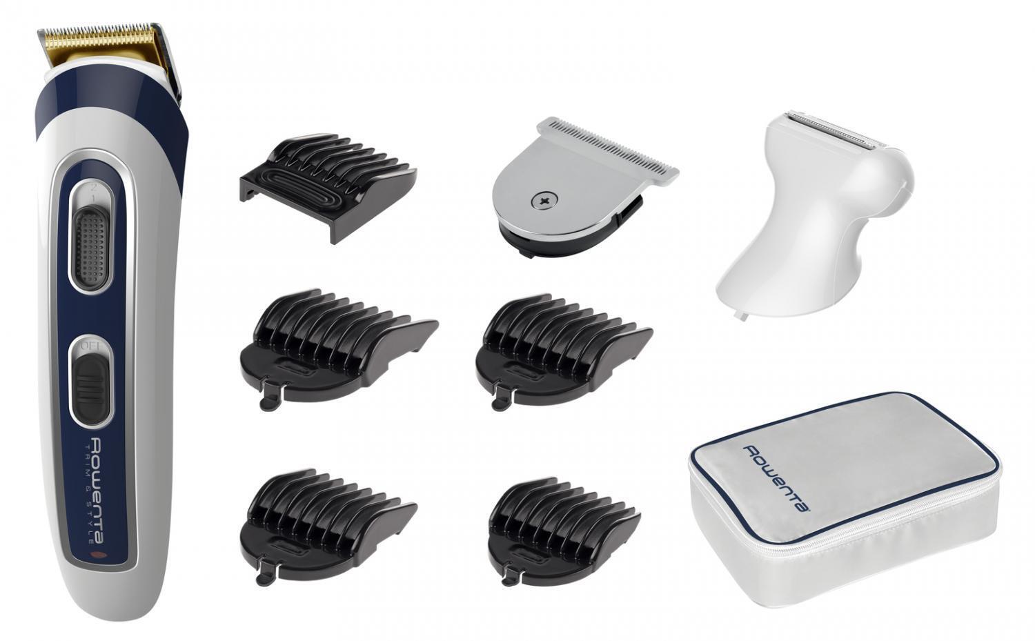 Rowenta Regolabarba Ricaricabile Wet and Dry 7 in 1 con custodia - TN9155