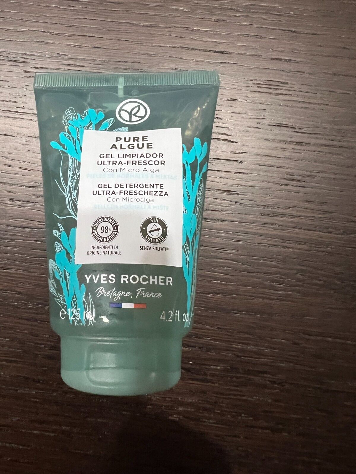 Yves Rocher Pure Algue Gel Detergente Viso Ultra Freschezza 125ml