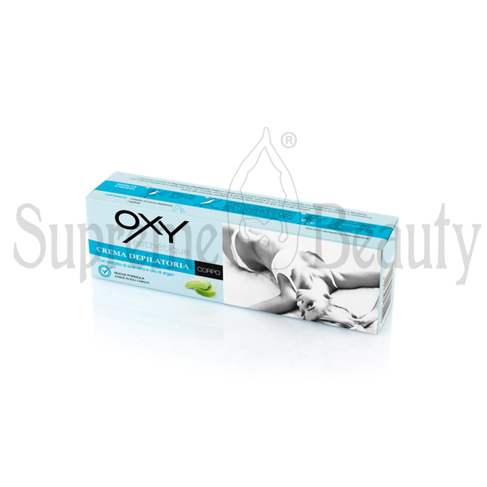 OXY CREMA DEPILATORIA CORPO BRACCIA E GAMBE CON OLIO DI ARGAN E ALOE VERA 150 ML