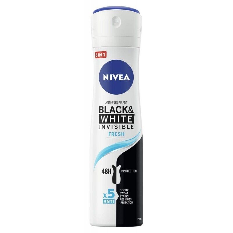 NIVEA NIVEA DEO SPRAY BLACK & W.FRESH ML150