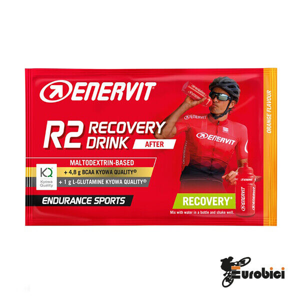 Enervit Sport R2 Recovery Drink kyowa Bustina da 50gr ideale per il recupero