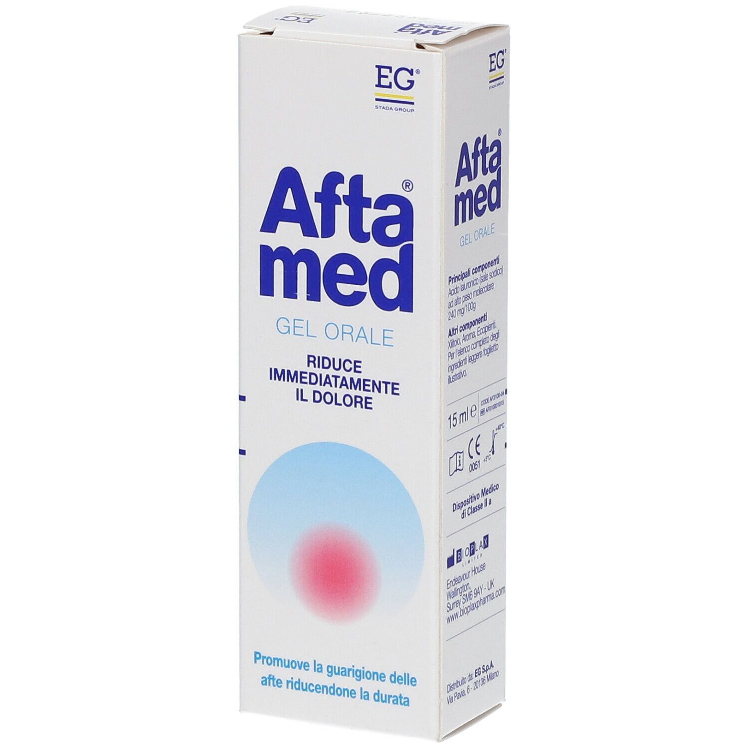 Gel Aftamed Acido Ialuronico Tubo 15 Ml