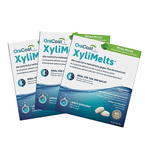 OraCoat XyliMelts - 120 compresse adesive contro la secchezza delle (N1w)