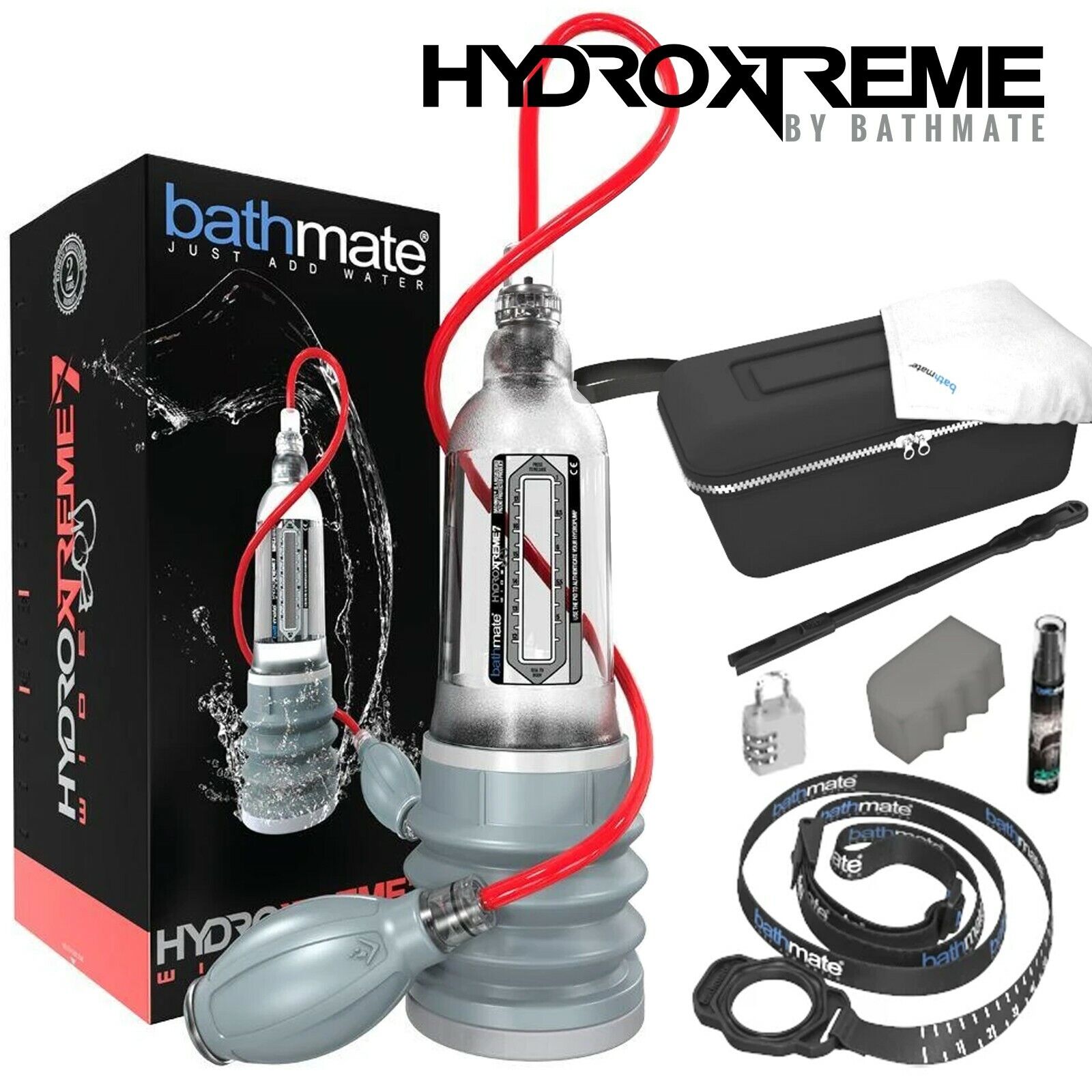 Bathmate HydroXtreme7 Wide Boy Penis Pump Enlarger Sviluppatore Pene Idropompa