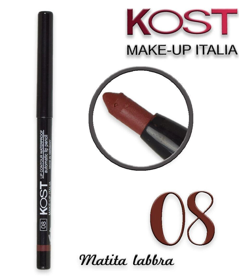 2 PZ Matita automatica labbra waterproof 08  KOST  Make up Italia