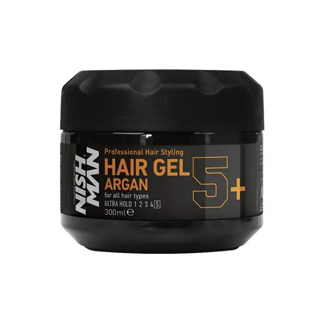 Hair gel argan 5+ Nishman 300 ml 00356