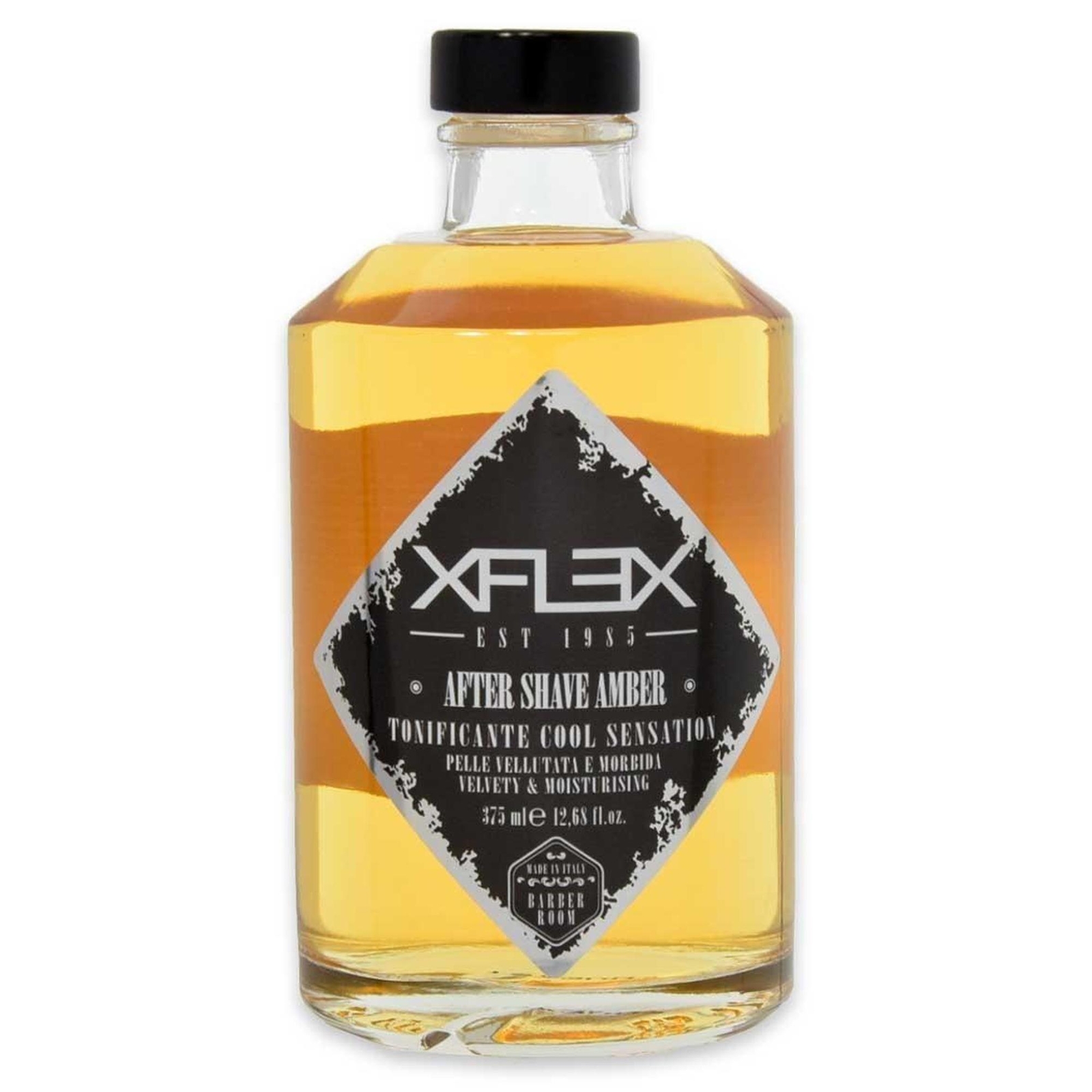 XFLEX AFTER SHAVE AMBER DOPOBARBA 375ML LOZIONE TONIFICANTE COOL SENSATION