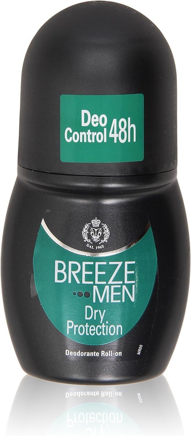 Breeze Men Dry Protection Deodorante Roll-On, 50ml