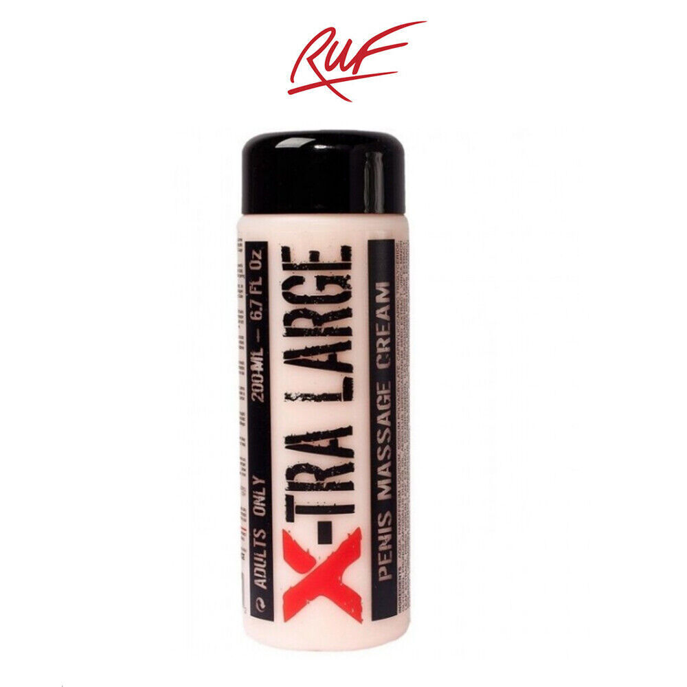 Ruf X Tra Large Big Penis Massage Cream 200ml Massaggio Pene piu Grande Erezione