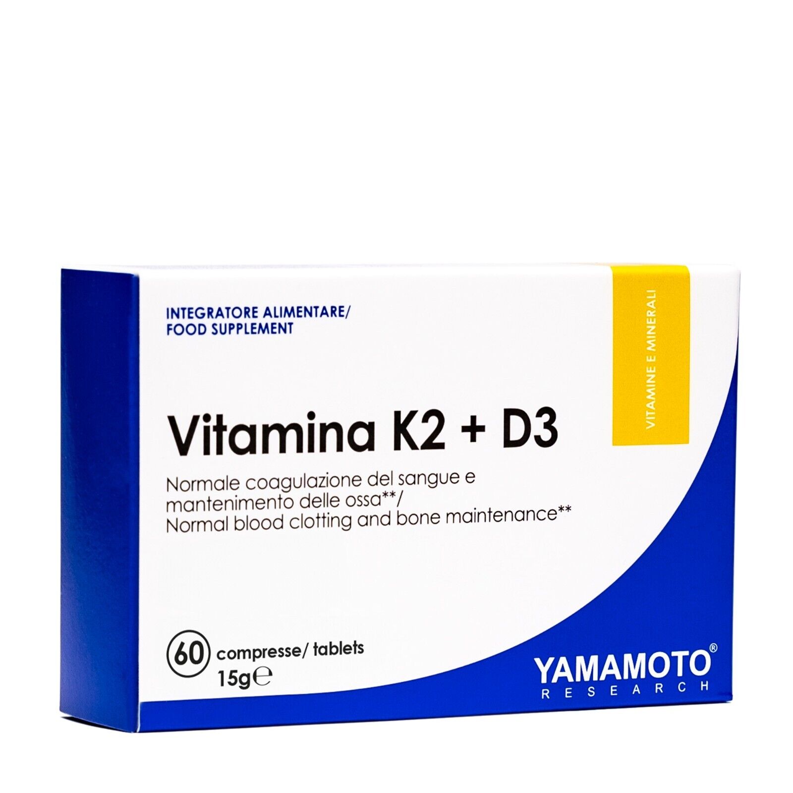 YAMAMOTO RESEARCH Vitamina K2 + D3 60 compresse