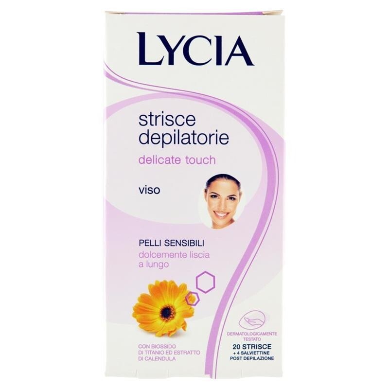 LYCIA STRISCE DEPILATORIE VISO DELICATE TOUCH 20PZ