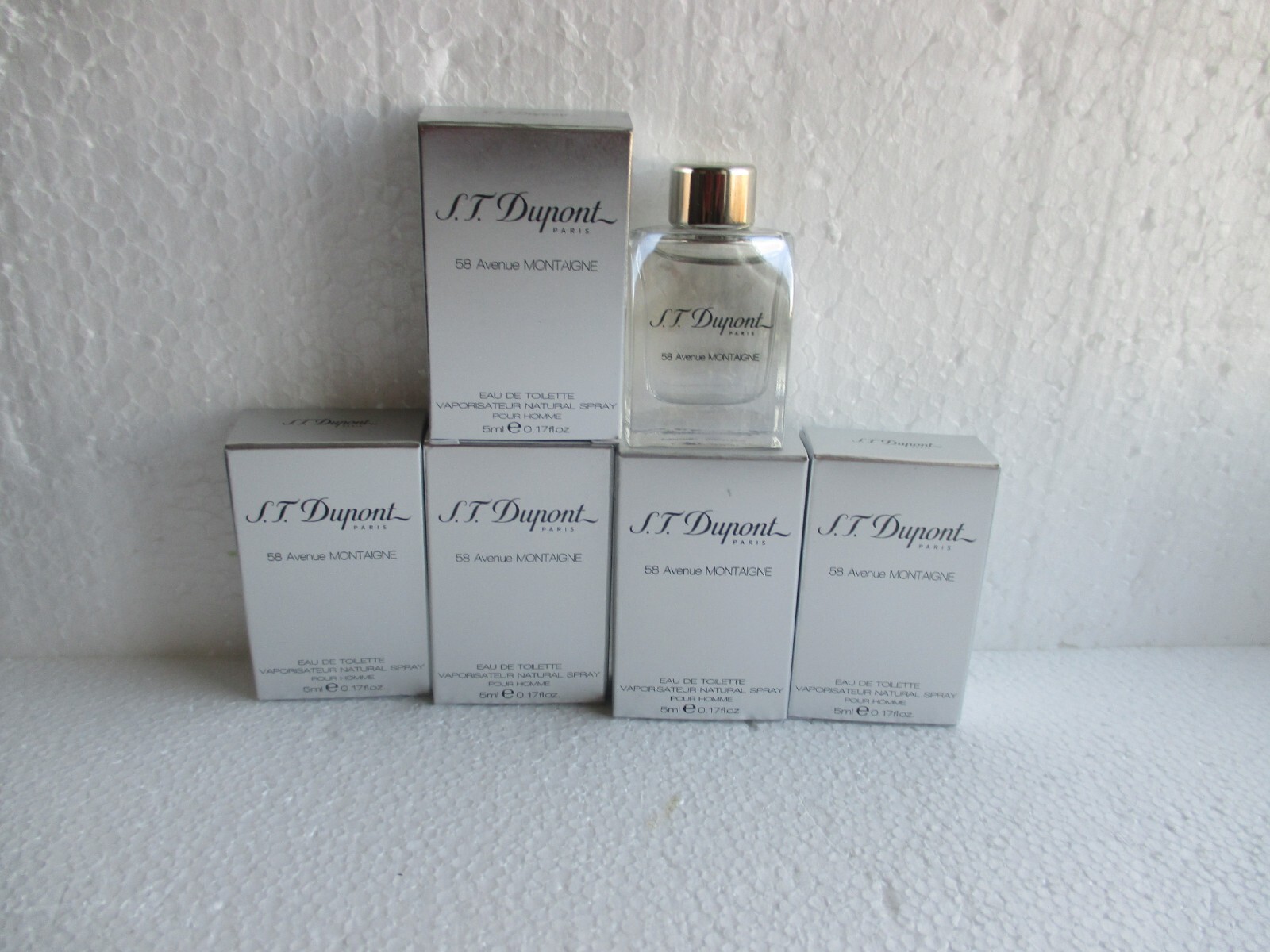 58 Avenue Montaigne S J Dupont Lotto Di 7 Pezzi Miniatura 5 ML Nuovo