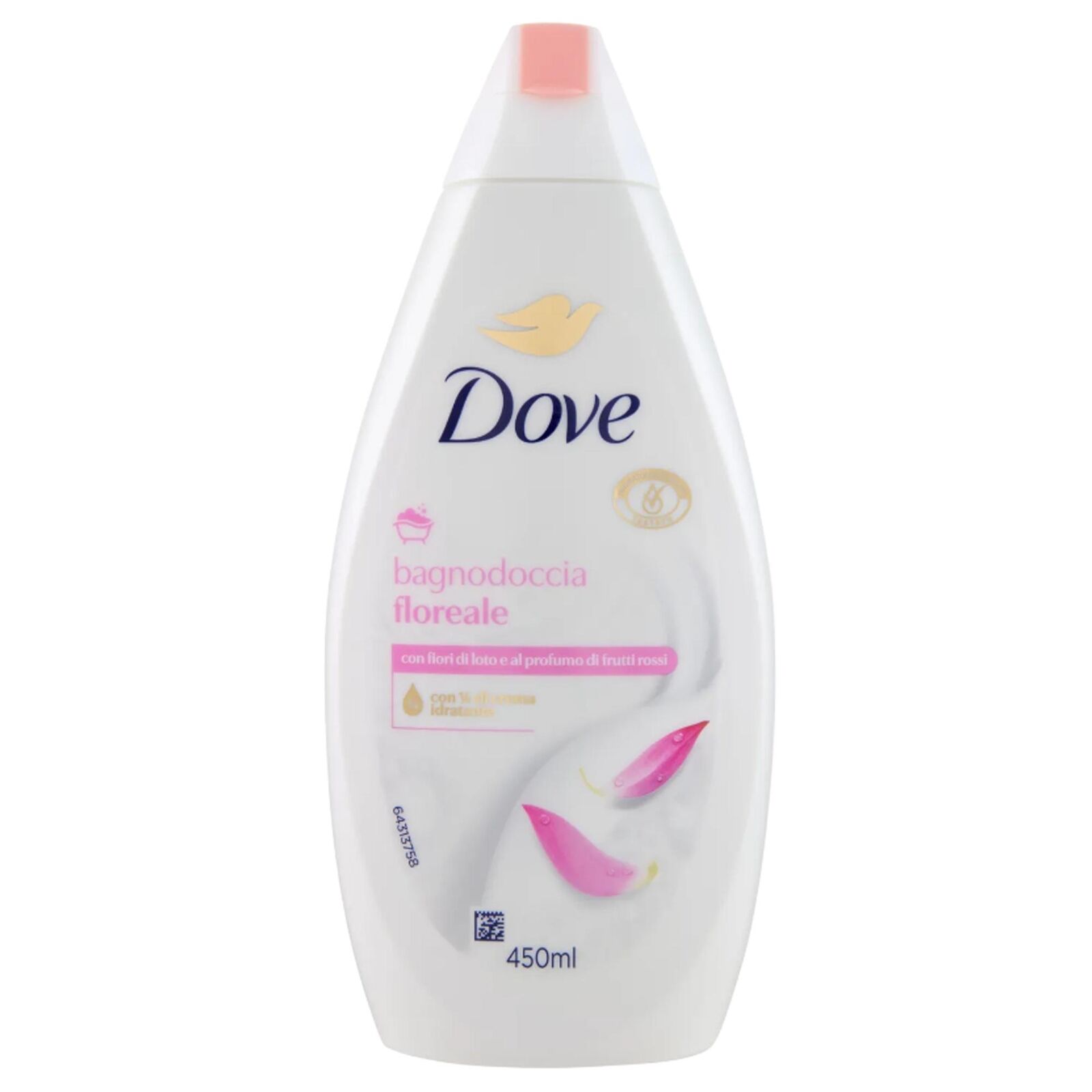DOVE BAGNODOCCIA CORPO CON CREMA IDRATANTE 450ML FLOREALE