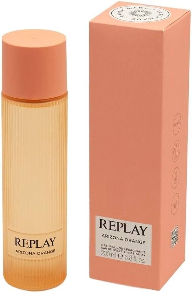 Replay Arizona Orange Fragranza Corpo Eau de Toilette 200ml unisex vegana