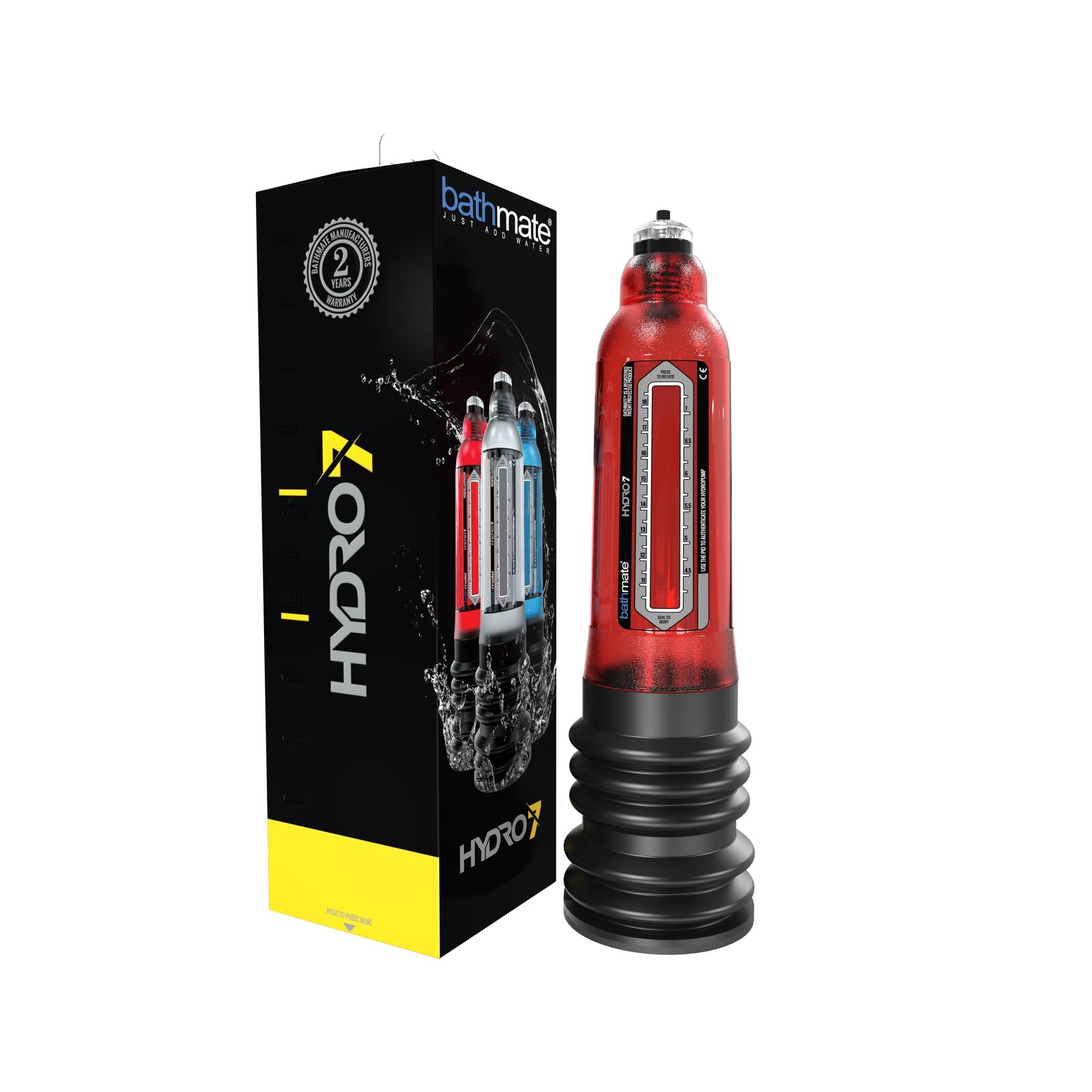 BATHMATE VACUUM PUMP POMPA AD ACQUA PER DISFUNZIONE ERETTILE INGRANDIMENTO PENE