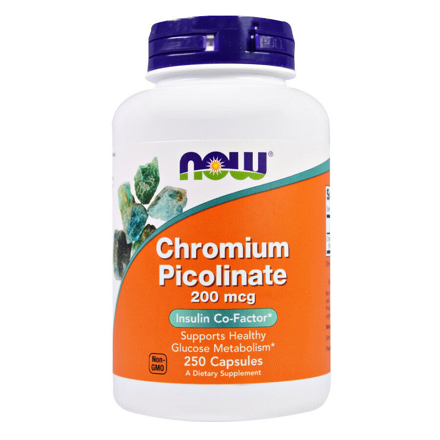 Now Foods  Chromium Picolinate  200 mcg  250 Capsules