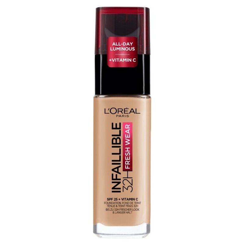 L'Oréal Paris Fondotinta Infaillible 32h Fresh Wear 140 Beige Dore30 ml
