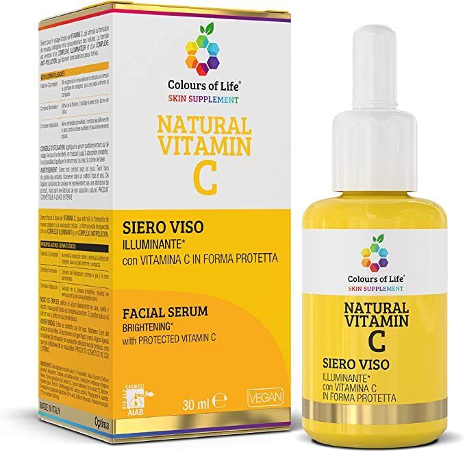 Natural Vitamin C Siero Viso Illuminante Colours of Life 30ml