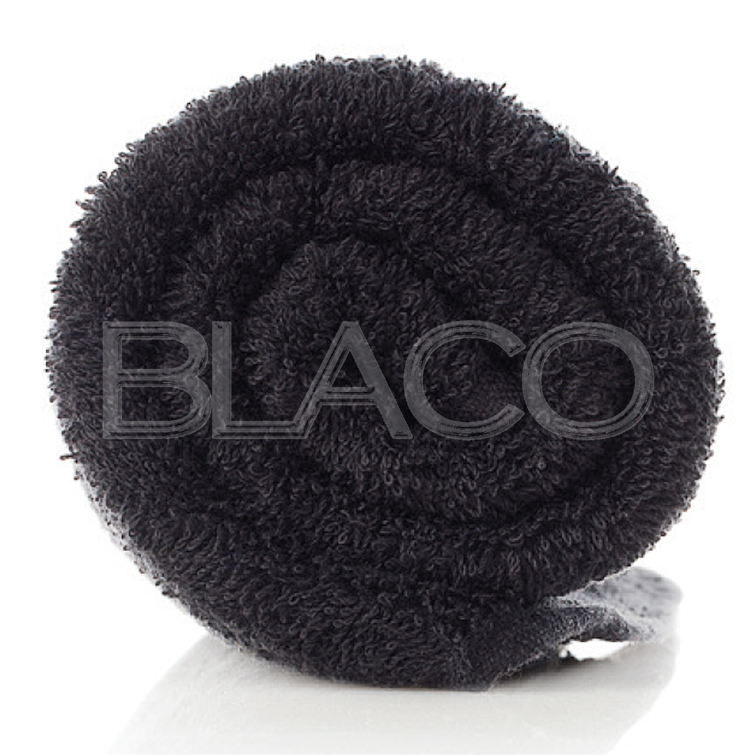 ASCIUGAMANO IN SPUGNA TERRY TEKNO MISURE 50X80CM COLORE NERO