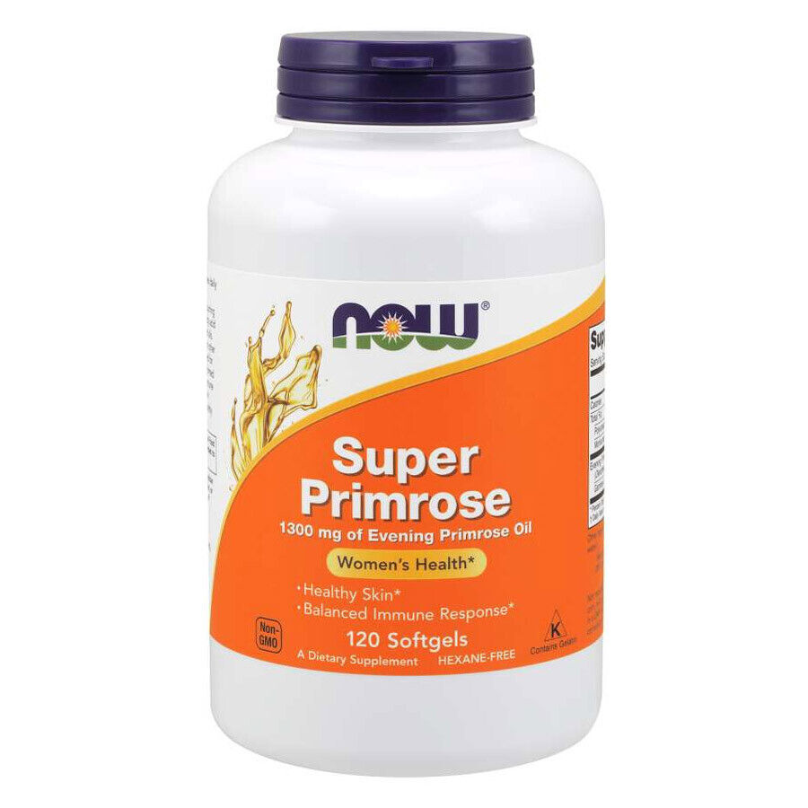 NOW FOODS - Super Primrose 1300mg 120 softgels  NOW1757