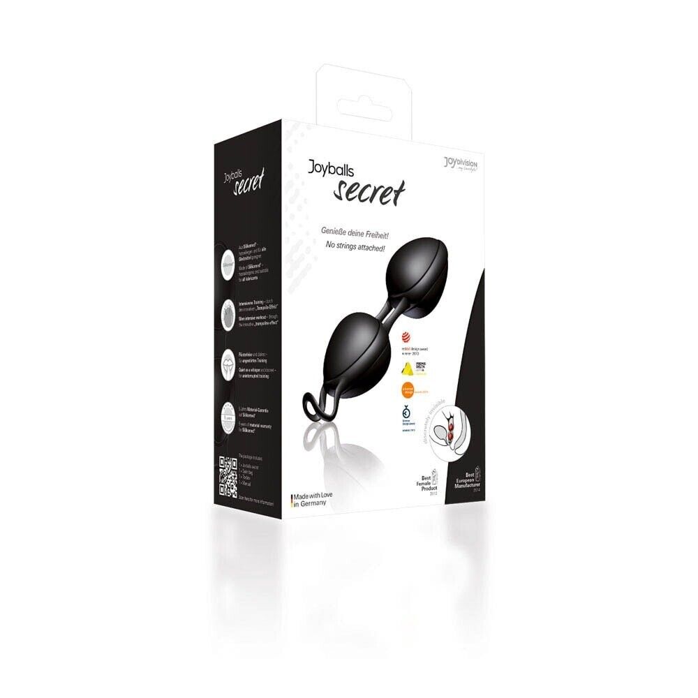 PALLINE VAGINALI NERE PER DONNA STIMOLAZIONE PAVIMENTO PELVICO IN SILICONE TOYS