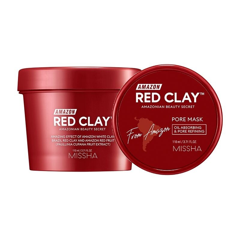 MISSHA AMAZON RED CLAY PORE MASK 110ML