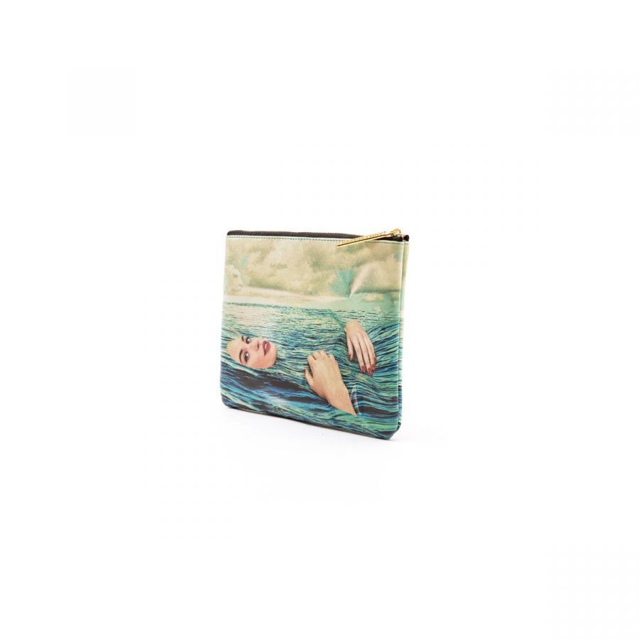 "SELETTI ASTUCCIO IN PU TOILETPAPER  21,5X15,5 SEA GIRL ART 02537"