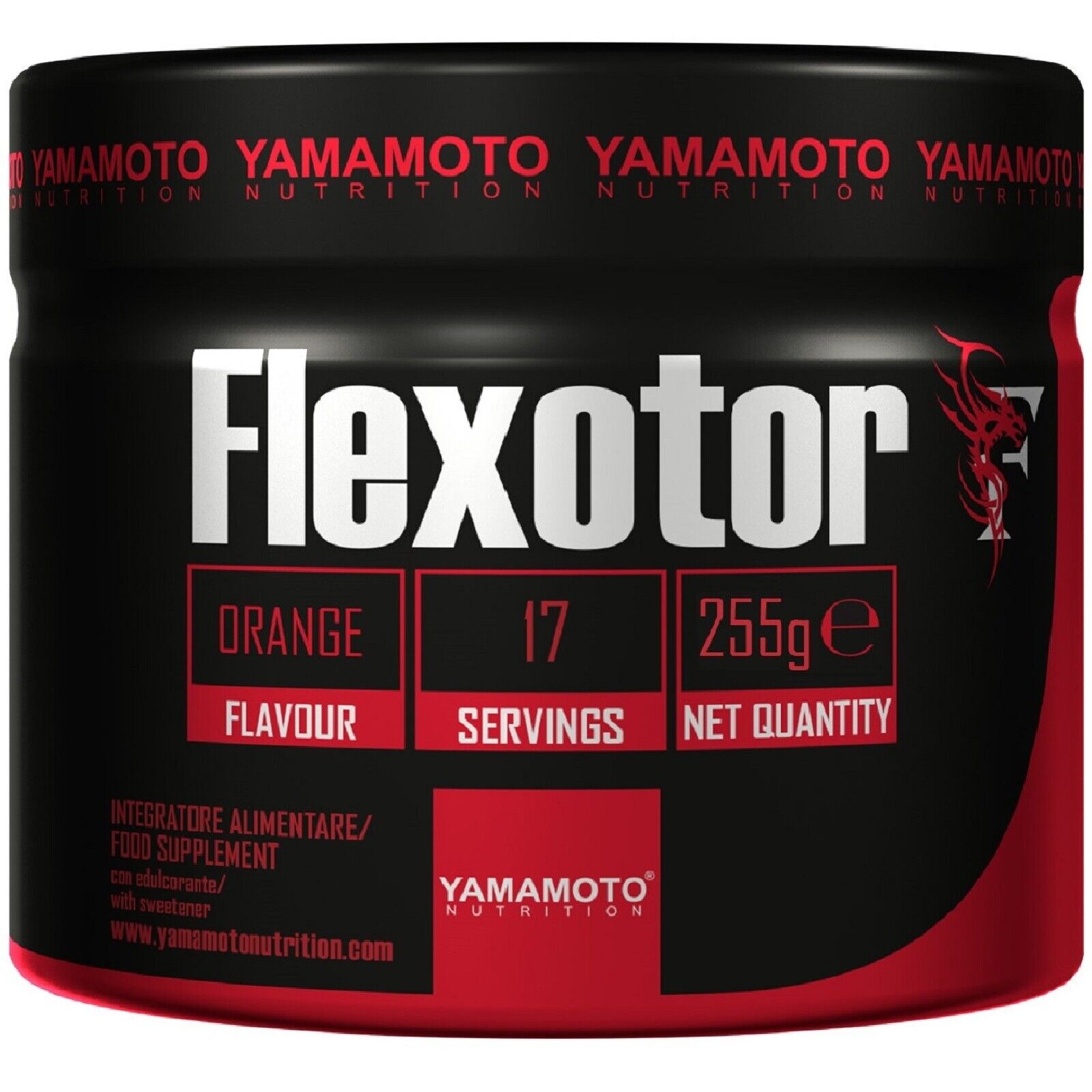 YAMAMOTO NUTRITION Flexotor 250 grammi PRE WORKOUT CITRULLINA ARGININA TAURINA
