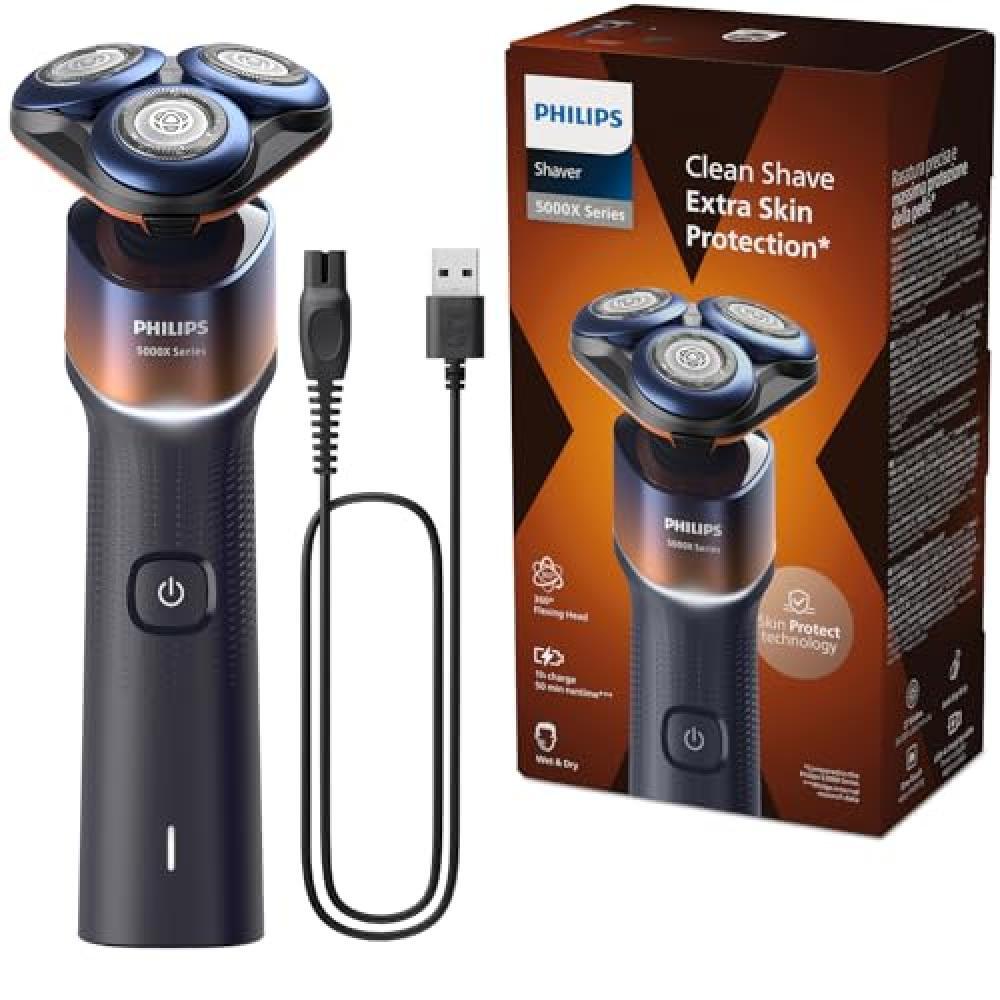 Philips Shaver 5000X Series Rasoio elettrico Wet and Dry tecnologia Skin Protect