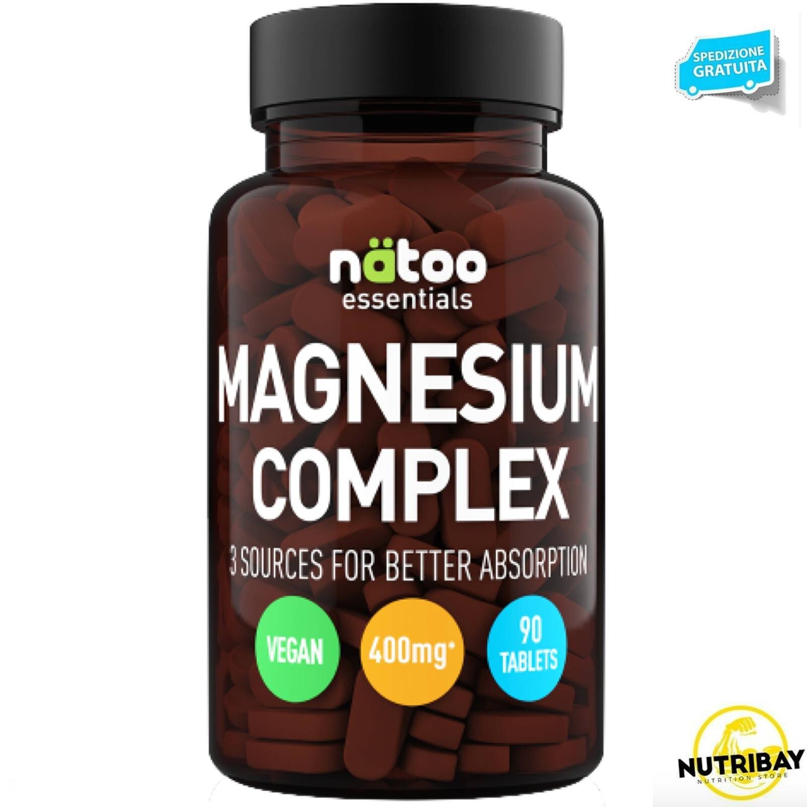 NATOO ESSENTIALS MAGNESIUM COMPLEX 90 TABS COMPLESSO DI MAGNESIO