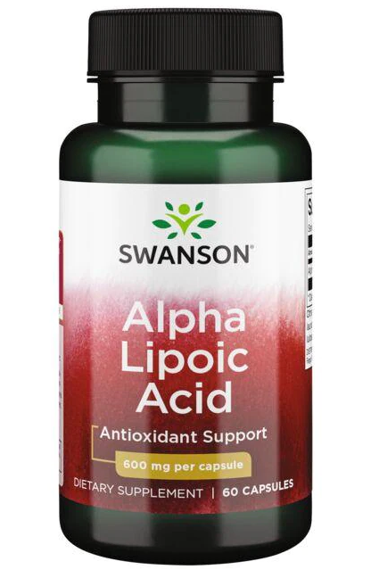 ALPHA-LIPOIC ACID 600mg 60 capsule acido alfa lipoico SWANSON