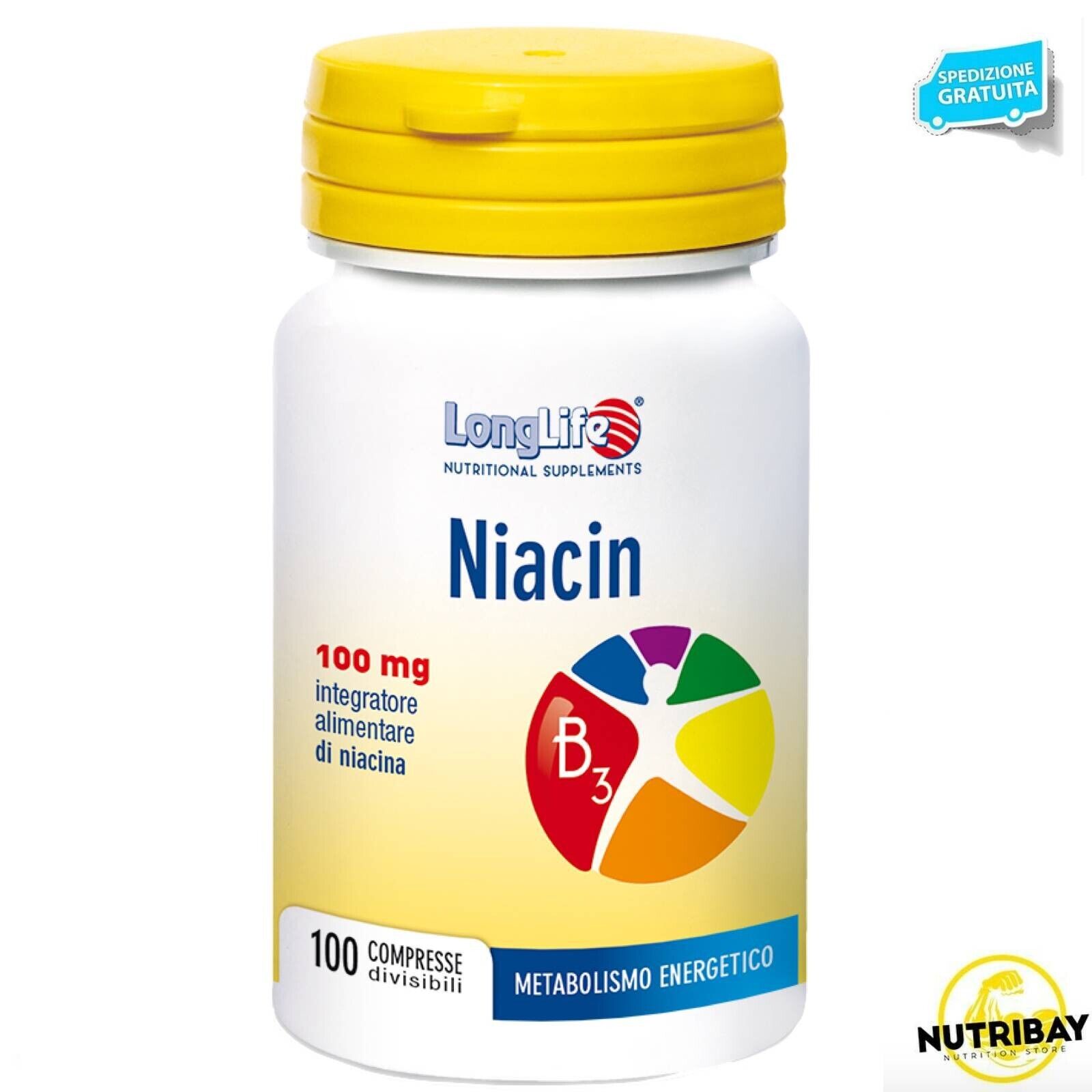 LONG LIFE NIACIN 100 cpr INTEGRATORE DI NIACINA