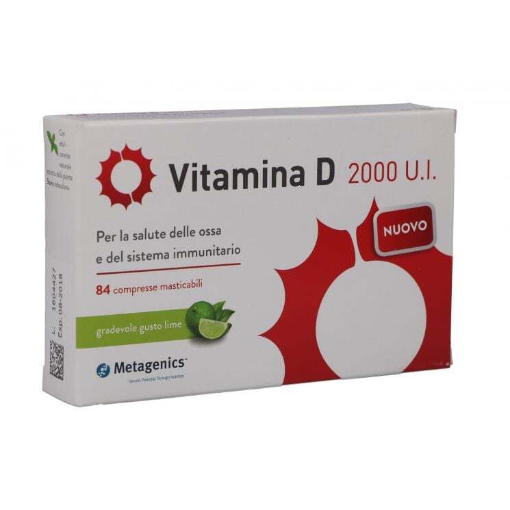 Vitamina D 2000 UI 84 Compresse Masticabili