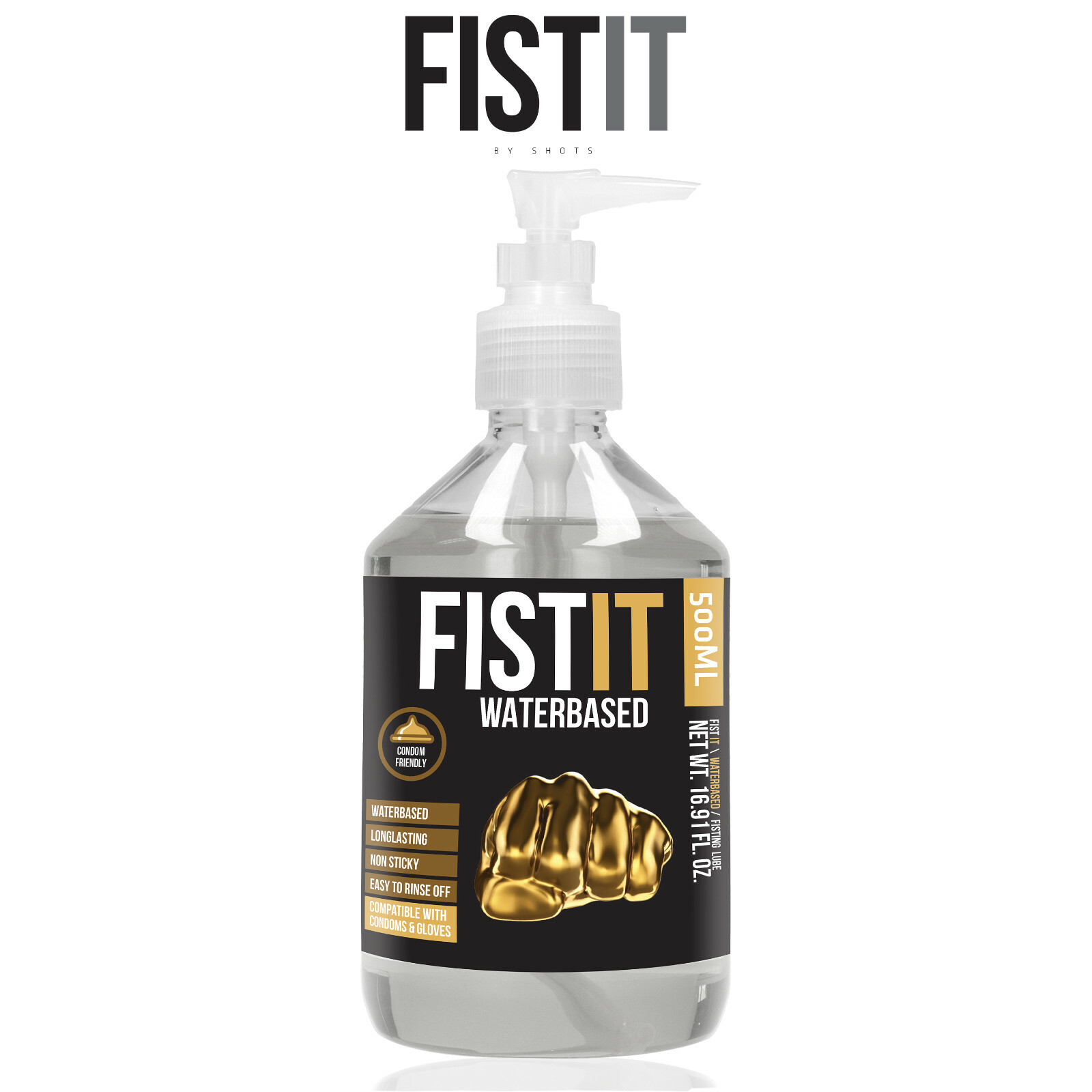 Fist It Lubrificante a Base d’Acqua Sicuro per Lattice – Lubrificant Water Based