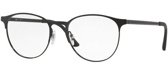 OCCHIALE DA VISTA  RAY-BAN 6375 Colore 2944 BLACK TOP ON MATTE BLACK 53