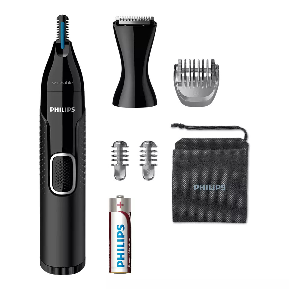 Rasoio Rifinitore Peli Naso Orecchie Sopracciglia Philips Nose Trimmer NUOVO