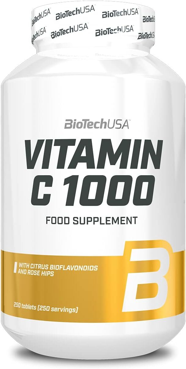 BioTechUSA Vitamina C 1000 + BioFlavonoids Fonti multiple | Supporto immunitario