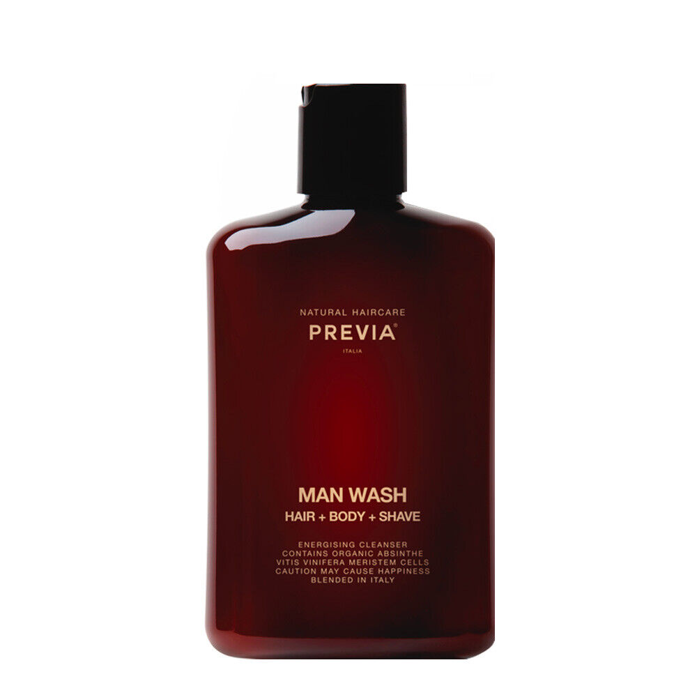 Previa Man Wash Hair Body Shave 250ml - shampoo doccia uomo