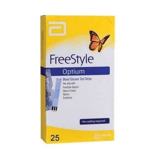 Freestyle Optium Test Abbott 25 Strisce