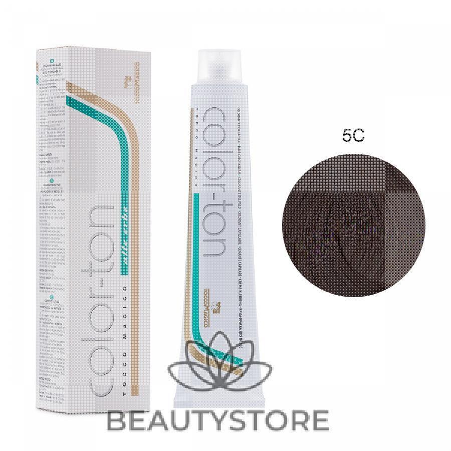 TOCCO MAGICO COLOR-TON TINTA CAPELLI CASTANO CHIARO CENERE 5C