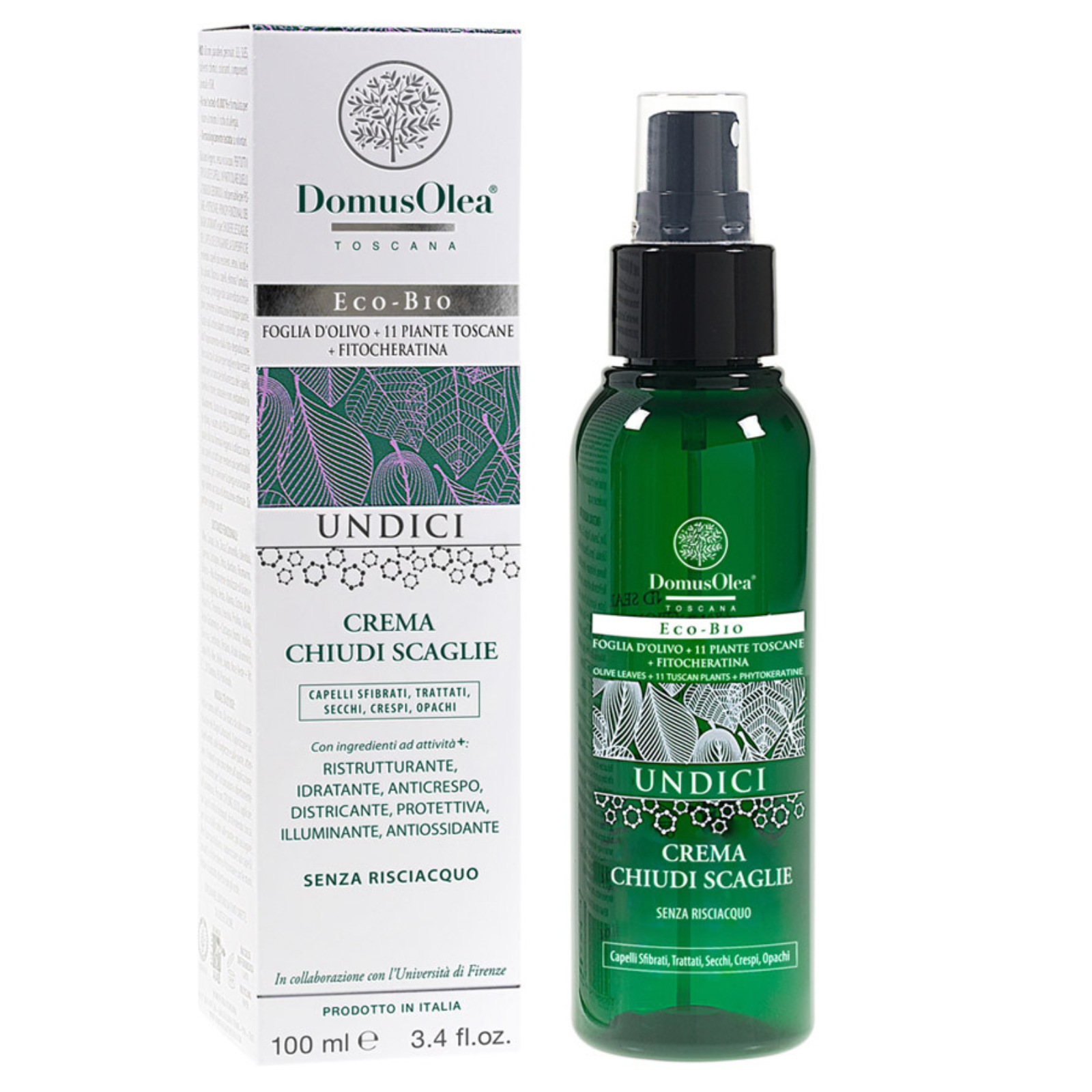 Domus Olea Toscana Undici Crema Chiudi Scaglie 100 ml
