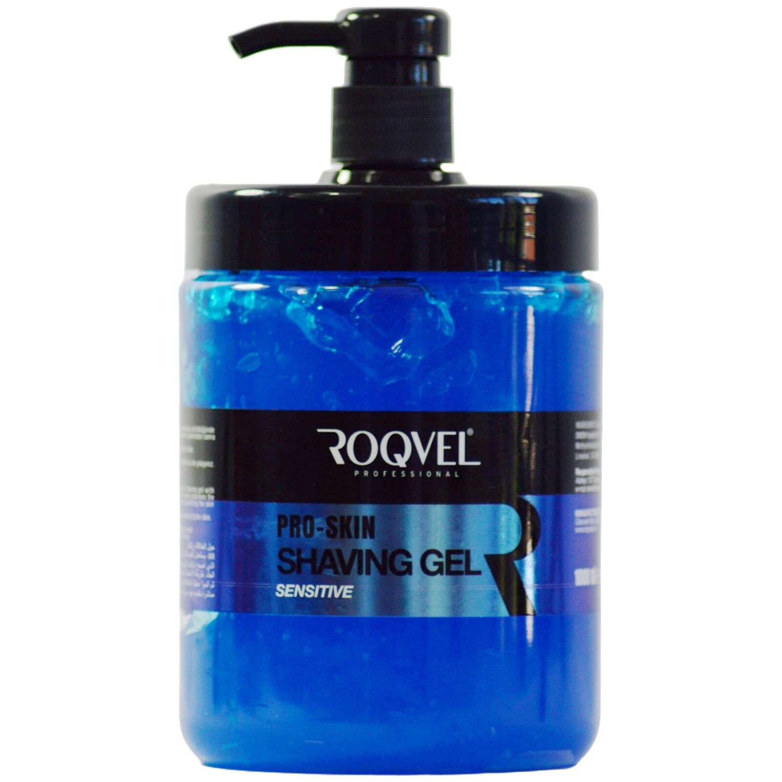 Roqvel - Gel da barba trasparente per barba e contorno - 1000 ml profumo (Y5W)