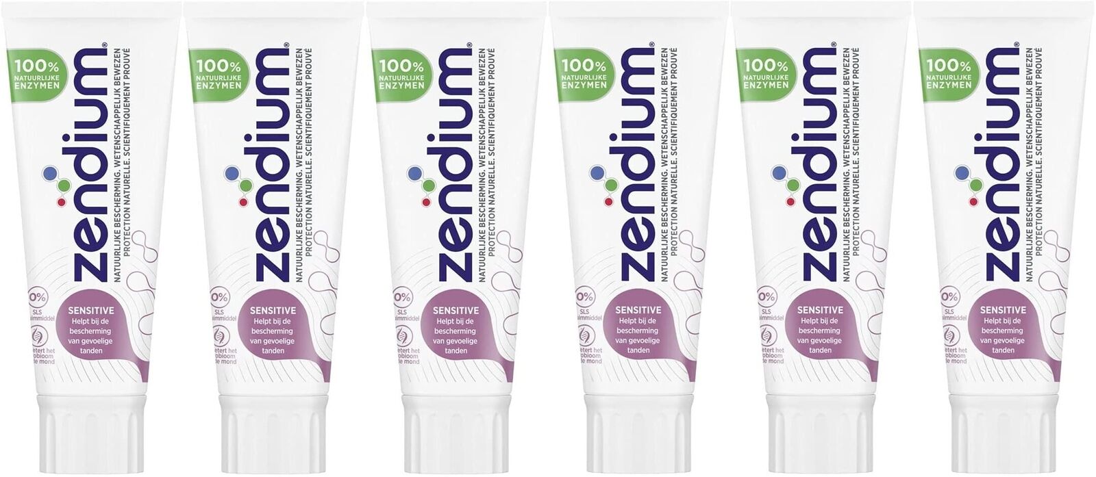 Zendium Sensitiv, dentifricio, 75 ml, confezione da 6 (6 x 75 ml) (m8U)