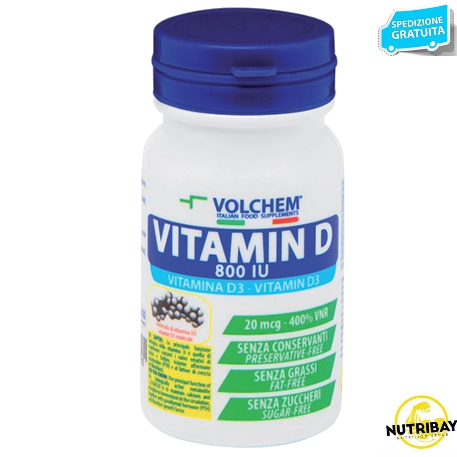VOLCHEM VITAMIN D 100 cpr INTEGRATORE DI VITAMINA D3
