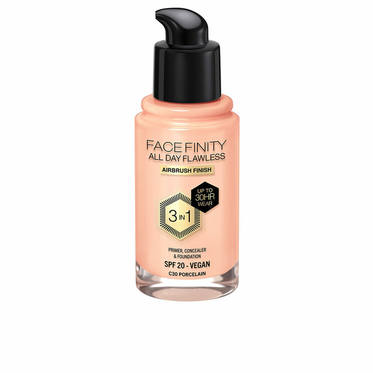 Base Cremosa per il Trucco Max Factor Face Finity All Day Flawless 3 in 1 Spf